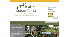 Desktop Screenshot of indianwalkvet.com